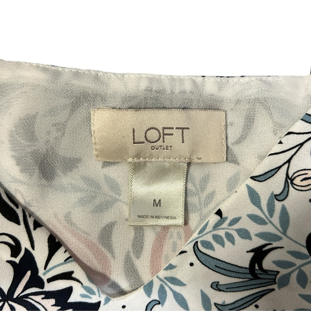LOFT Multicolor Floral Sleeveless Camisole Tank M - Picture 3 of 8